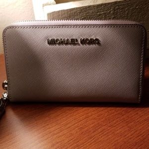 Gray Michael Kors Wallet